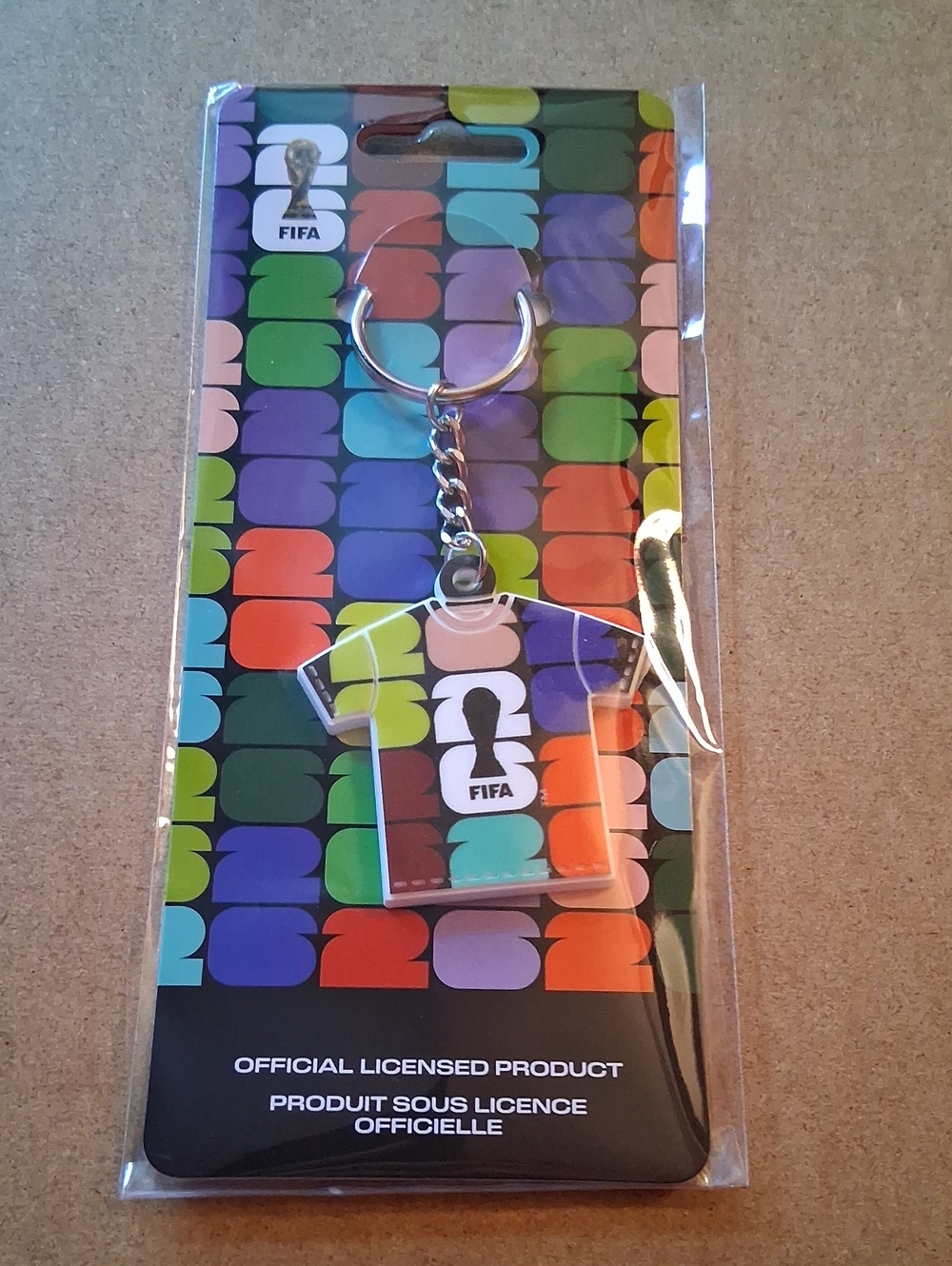 Multicolor Jersey Keychain – Official Licensed Product